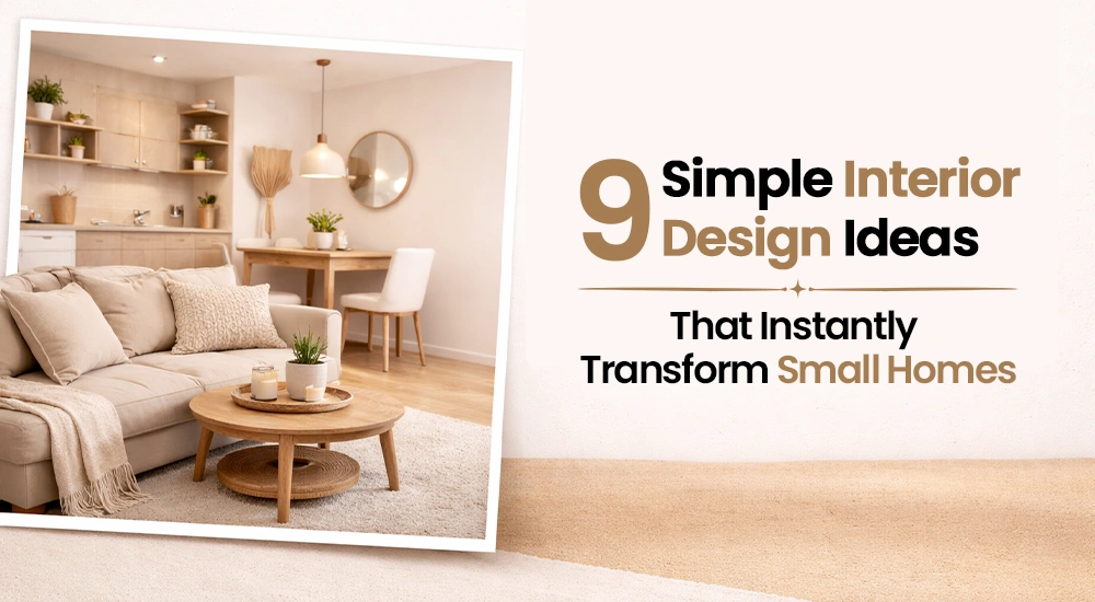 9 Simple Interior Design Ideas That Instantly Transform Small Homes